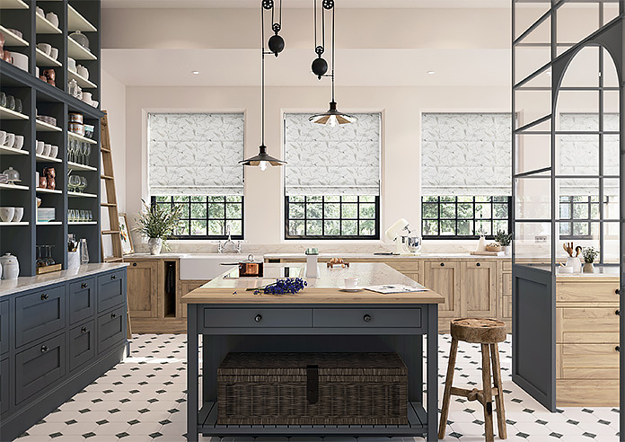 Dragonflies, Soft White - Twist&Fit Roman Blind - Image 8